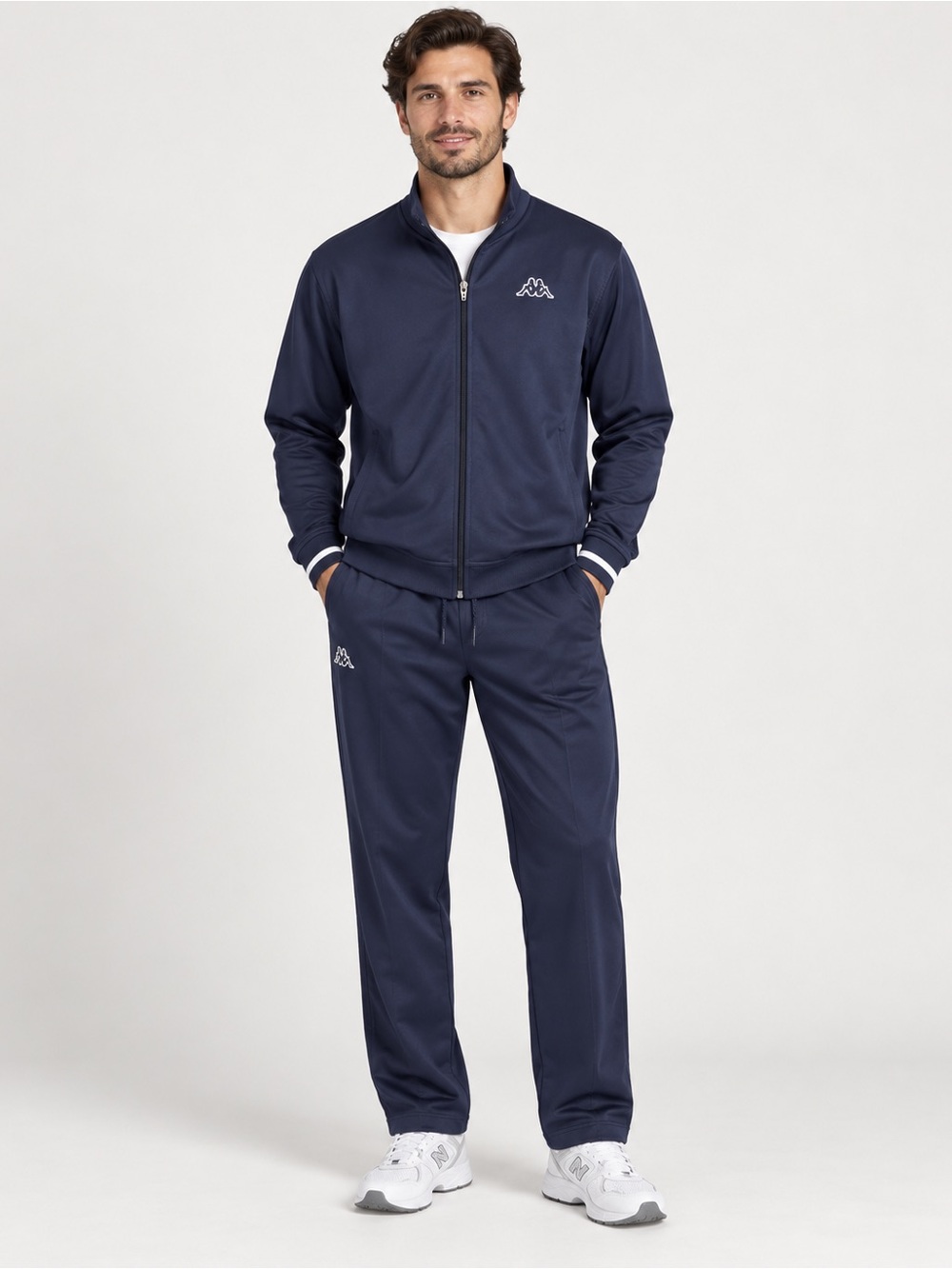 Kappa Men’s XL Navy Blue Matching Tracksuit Jacket Pants Retro Y2K Set
